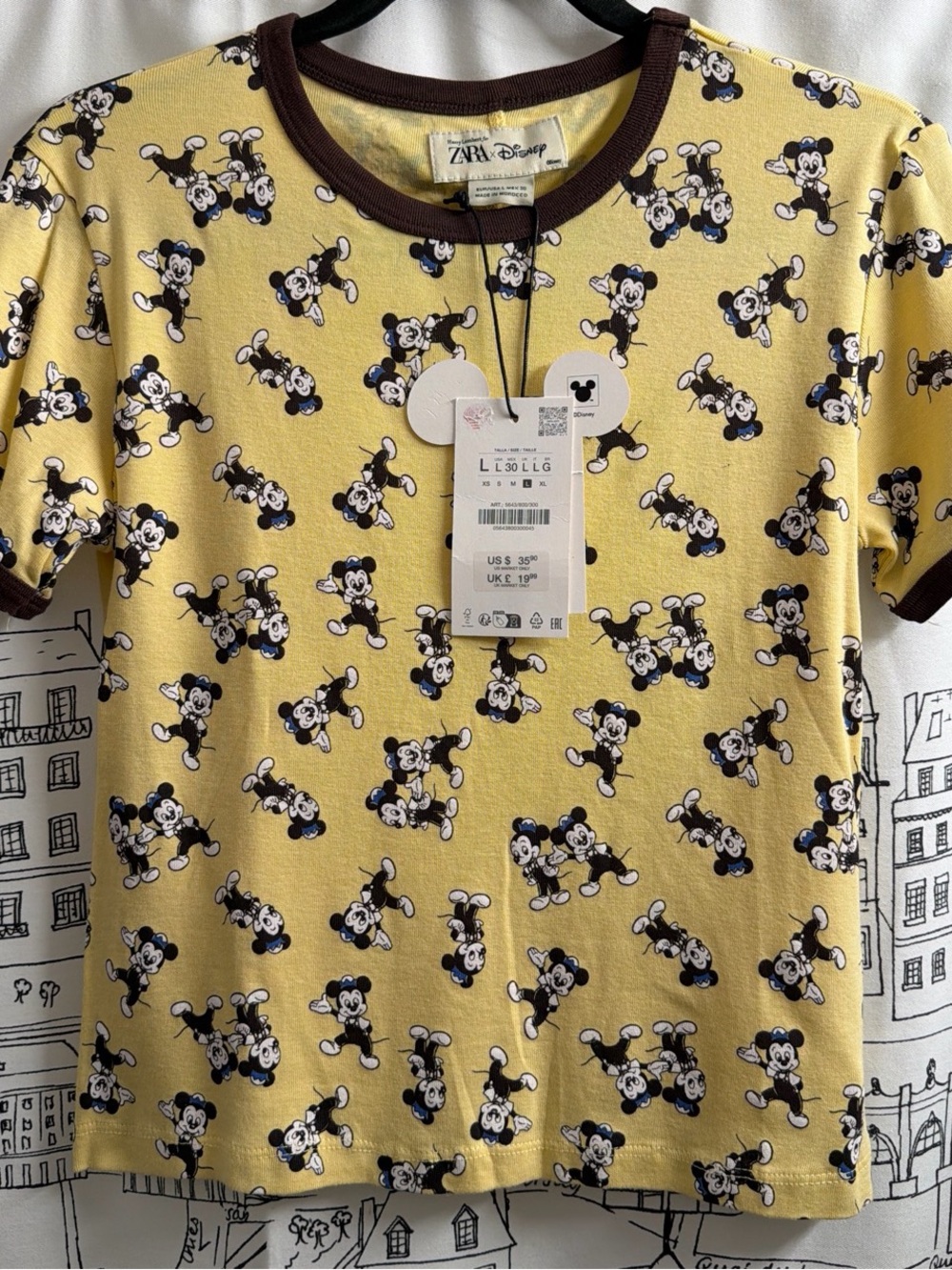 NWT Harry Lambert for Zara x Disney Tee Shirt
Size: L (Kids), S/M (Ladies)